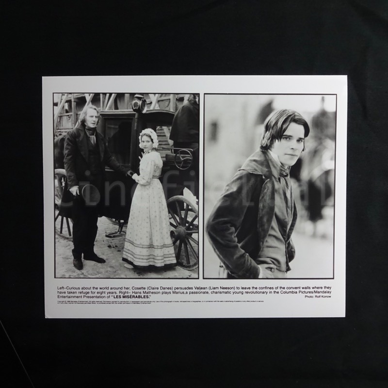 Les Miserables - Press Photo Movie Still Bille August Liam Neeson Hans Matheson