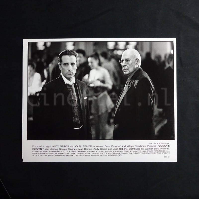 Ocean’s Eleven Press Photo Movie Still Steven Soderbergh Andy Garcia Carl Reiner