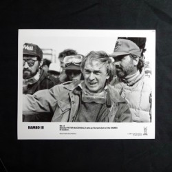 Rambo III - Press Photo Movie Still 20x25cm 8x10" Director Peter MacDonald 1988