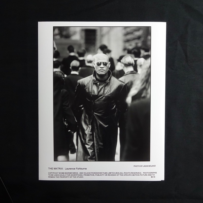 The Matrix - Laurence Fishburne The Wachowski Brothers Press Photo Movie Still