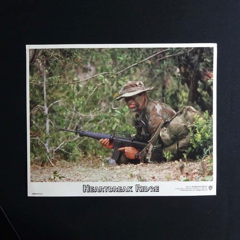 Heartbreak Ridge - Lobby Card 8x10 Photo Still Clint Eastwood 1986 Gunny Platoon