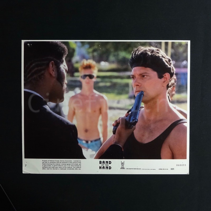 Band of the Hand - Lobby Card Movie Still Paul Michael Glaser 1986 Stephen Lang