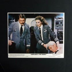 Airplane II: The Sequel Lobby Card Photo Still Chad Everett Peter Graves Hagerty