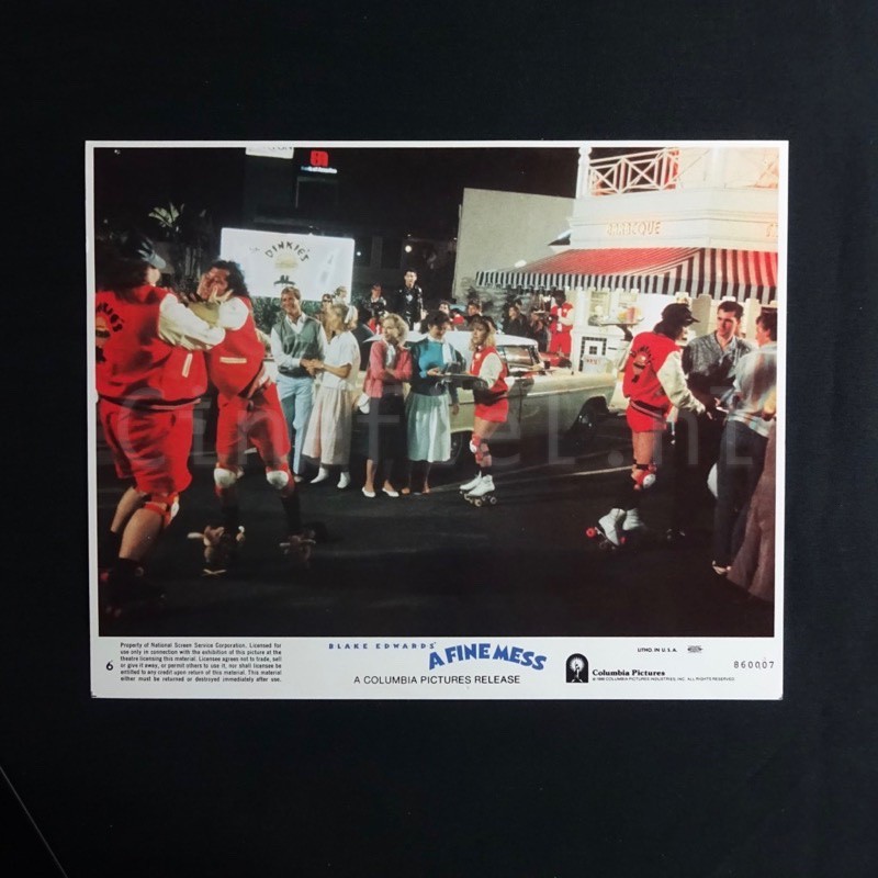 A Fine Mess - Lobby Card Photo Still Blake Edwards Howie Mandel Roller Dinkie's