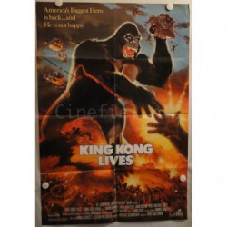 King Kong Lives 1986 US One Sheet Movie Poster Original 69x101cm John Guillermin