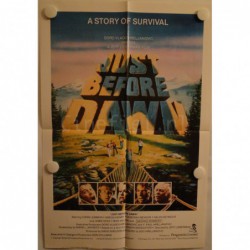 Just Before Dawn - 1981 Video Movie Poster Original 42x62cm Jeff Lieberman