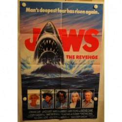 Jaws The Revenge 1987 One Sheet Movie Poster Original Cast Style Joseph Sargent