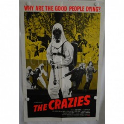 The Crazies - 1973 US One Sheet Movie Poster Original George A. Romero