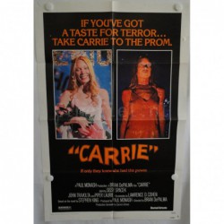 Carrie - 1976 US One Sheet Movie Poster Original 69x104cm Brian De Palma