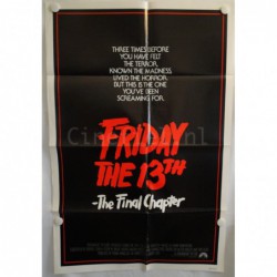 Friday the 13th The Final Chapter US One Sheet Movie Poster Original Joseph Zito