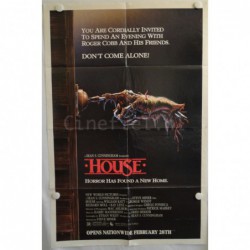 House 1985 US One Sheet Movie Poster Original 68x104cm Steve Miner William Katt