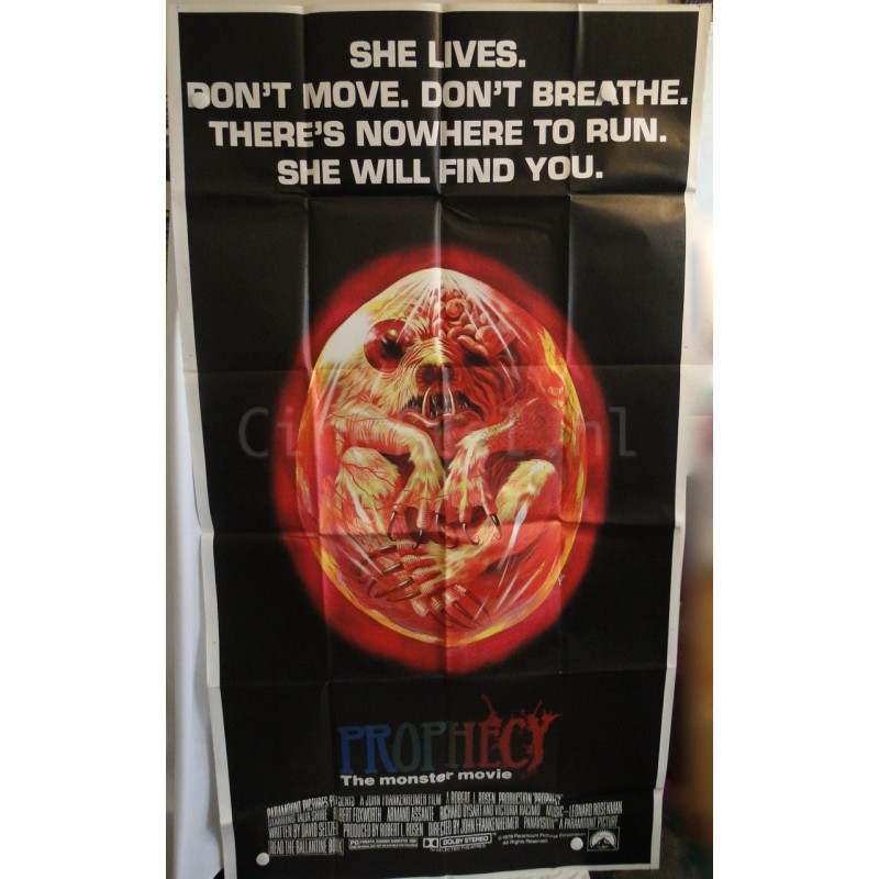 Prophecy - 1979 US Three Sheet Foreign Movie Poster Original John Frankenheimer