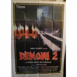 Demoni Demons 2 Movie Poster 2 Foglio 99x140cm 1986 Lamberto Bava Dario Argento