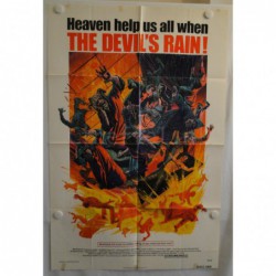The Devil’s Rain - 1975 One Sheet Movie Poster Original Robert Fuest Anton Lavey