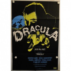 Dracula - 1974 US One Sheet Movie Poster Original TV Dan Curtis Jack Palance