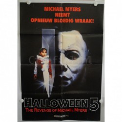 Halloween 5 - NL Dutch Video Poster Movie Original Othenin-Girard John Carpenter