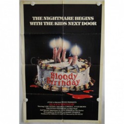 Bloody Birthday - 1981 US One Sheet Movie Poster Original 68x104cm Ed Hunt