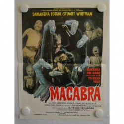 Macabra La Mano Del Diablo Demonoid 1981 Movie Poster Original Alfredo Zacarias