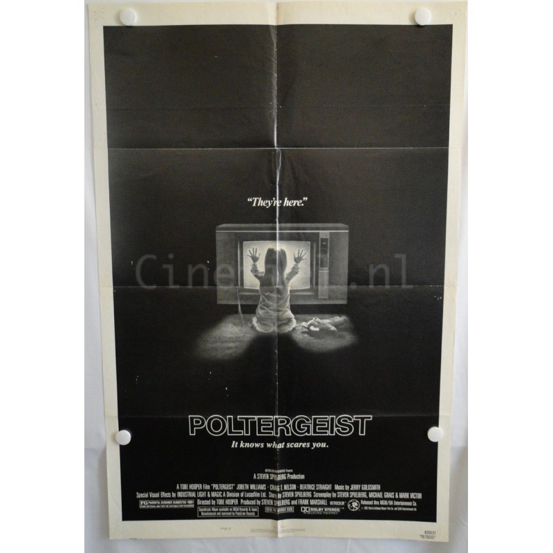 Poltergeist - 1982 Style B Movie Poster Original Tobe Hooper Spielberg 820027