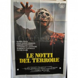 Le Notti del Terrore Burial Ground: The Nights of Terror 2 Fogli Movie Poster Andrea Bianchi