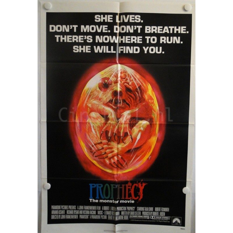 Prophecy - 1979 US One Sheet Movie Poster Original 68