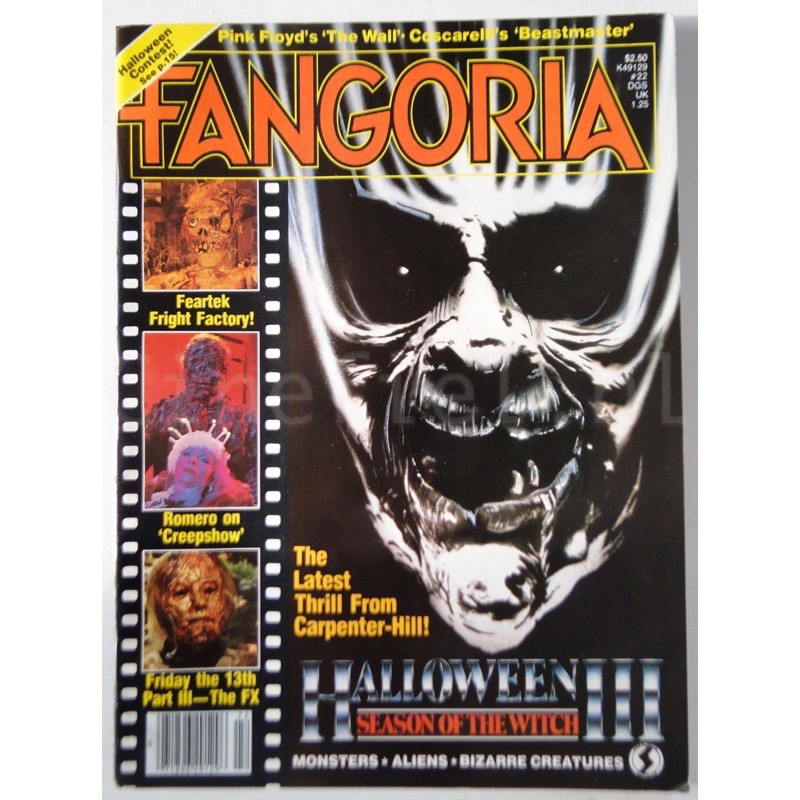 Fangoria No 22 - 1982 M/NM Halloween 3 Pink Floyd The Wall Horror Film Magazine