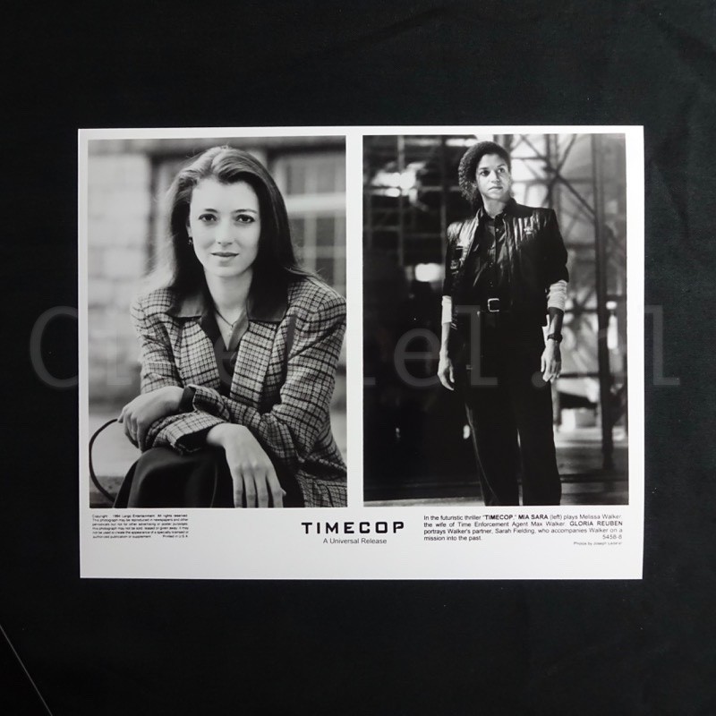 Timecop - Press Photo Movie Still 8x10” Peter Hyams 1994 Mia Sara Gloria Reuben